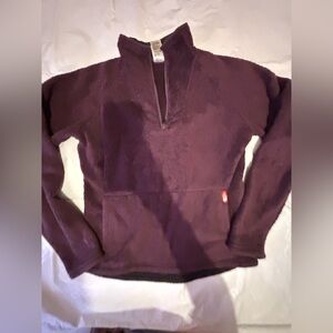 The North Face Osito Fuzzy Fleece Jacket Purple Magenta Plum Size Small